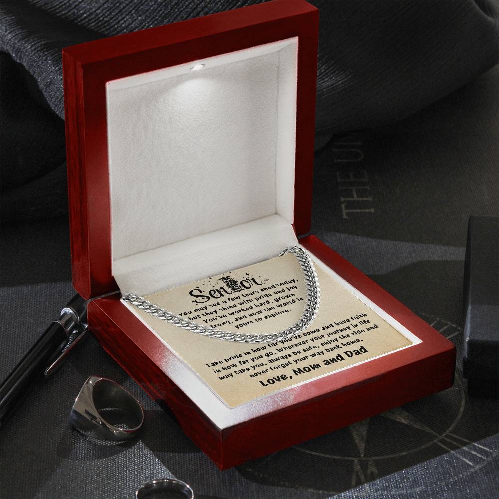 Senior 2025 Cuban Link font pr gold 4.7.25