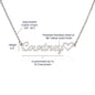 Personalized Heart Necklace - My Smokin' Hot Wife