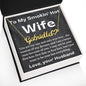 Personalized Heart Necklace - My Smokin' Hot Wife