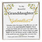 Granddaughter Gift, Love Grandpa - Heart Name Necklace