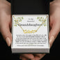 Granddaughter Gift, Love Grandpa - Heart Name Necklace