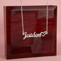 Personalized Heart Necklace - My Smokin' Hot Wife