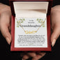 Granddaughter Gift, Love Grandpa - Heart Name Necklace