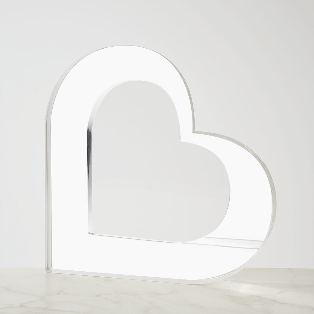 TEMPLATE Acrylic Heart