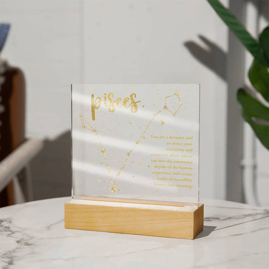 Pisces Acrylic Square Std