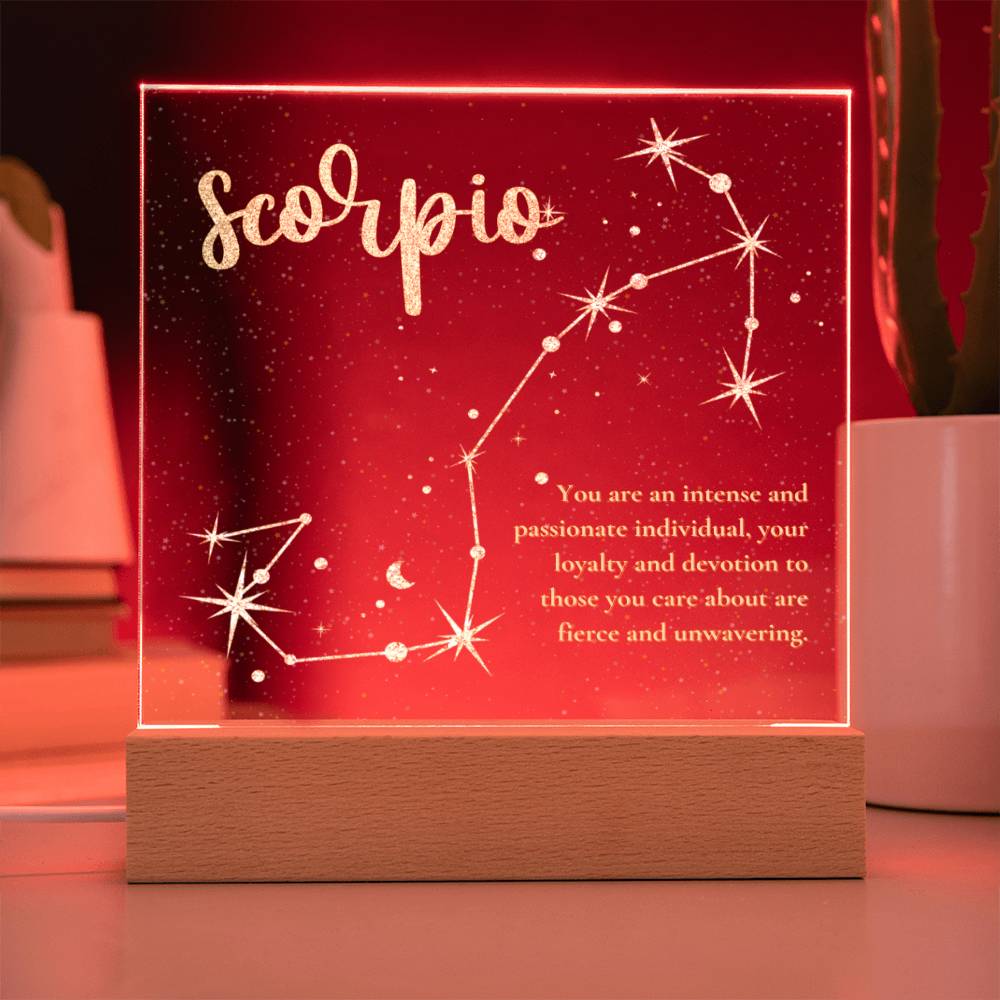 Scorpio Acrylic Square Std