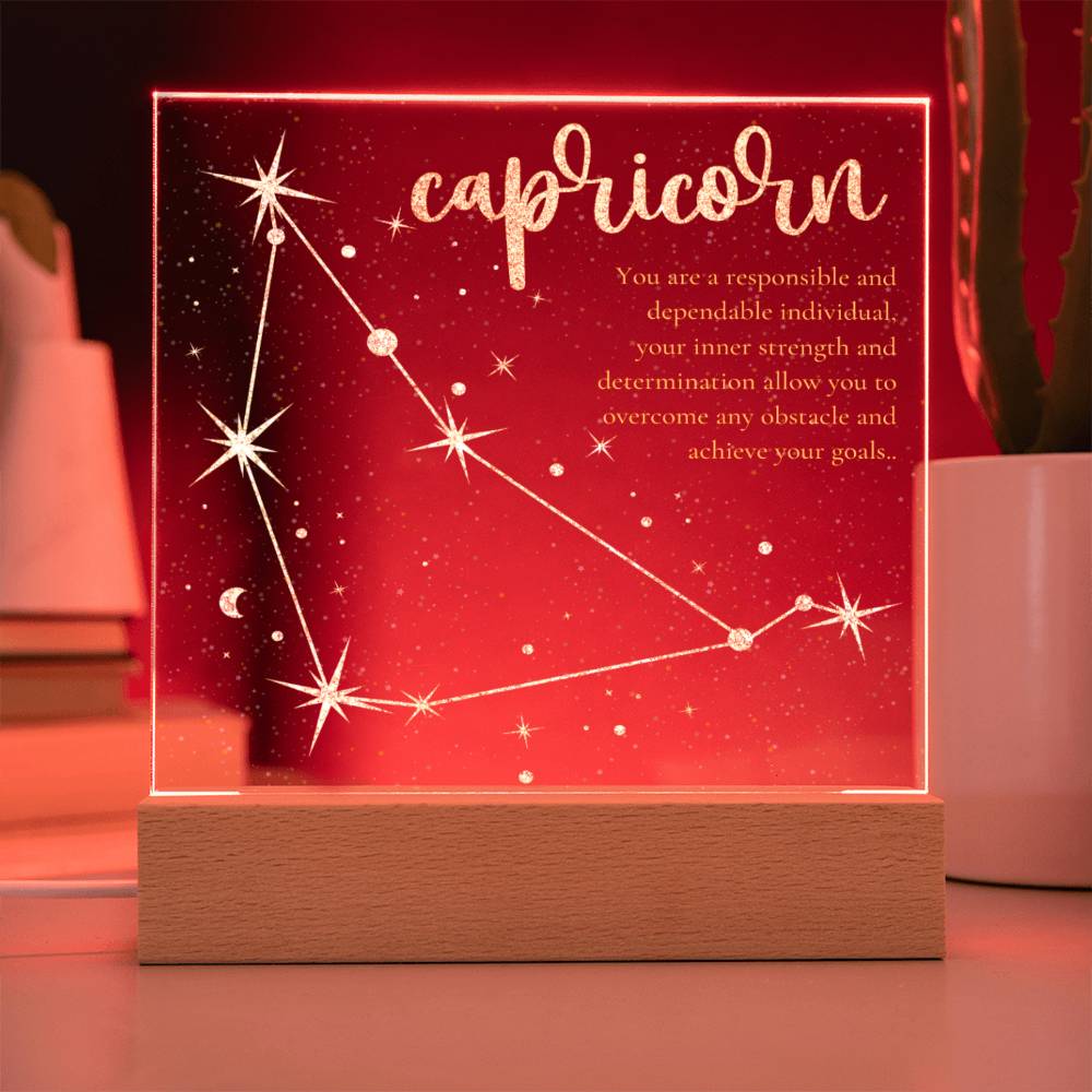 Capricorn Acrylic Square Std