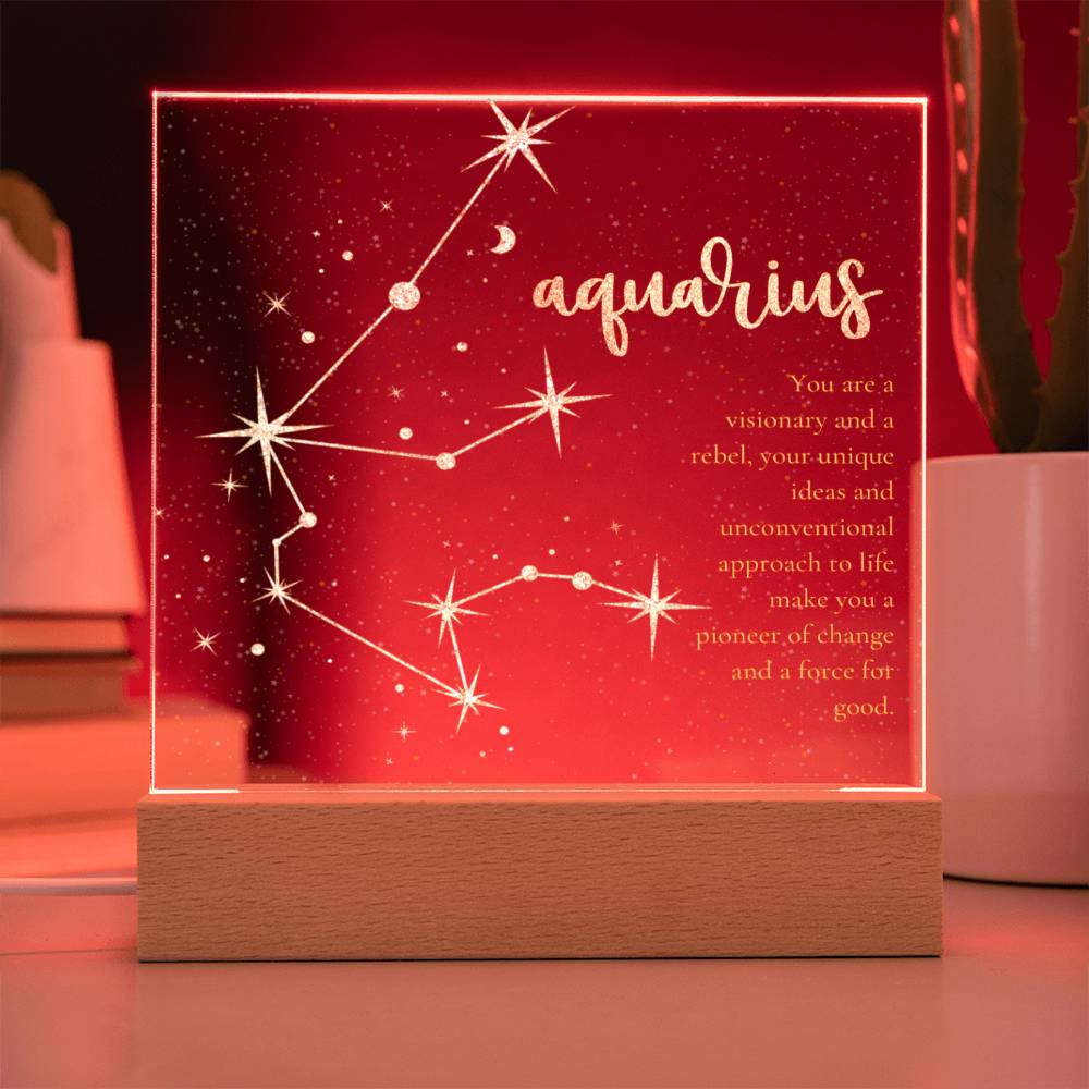 Aquarius Acrylic Square Std