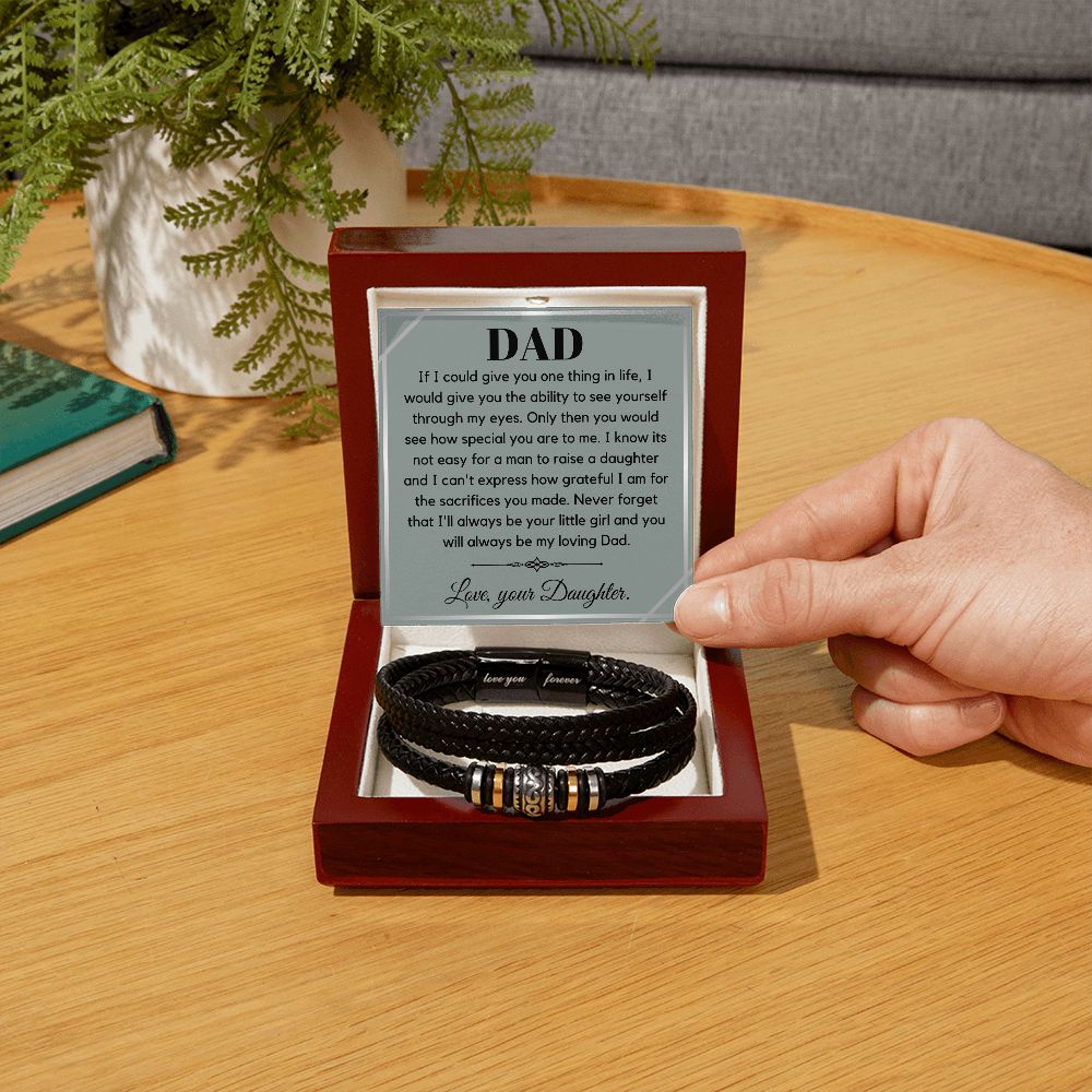 Dad Bracelet MC, v2 slvr Love you forever Bracelet TEMPLATE
