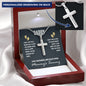 To Daddy, I May Just be a Bump - Personalized Cross Necklace