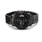 Engraved Black Chronograph Men's Watch-Your custom message! Husband, Father, Boyfriend, Son, Brother, Grandson, Grandfather, Groomsmen, Anniversary