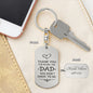 Bonus Dad/Stepdad Keychain - Thank You for being the Dad you didn't have to be