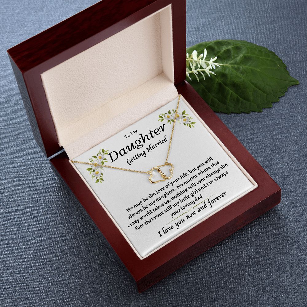 Daughter, getting married, from Dad - Everlasting Love Necklace hgs036