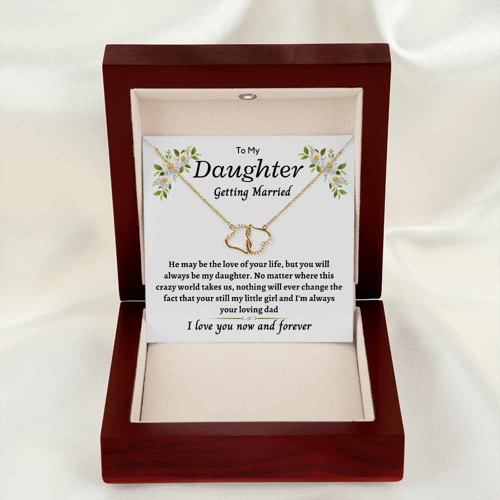 Daughter, getting married, from Dad - Everlasting Love Necklace hgs036
