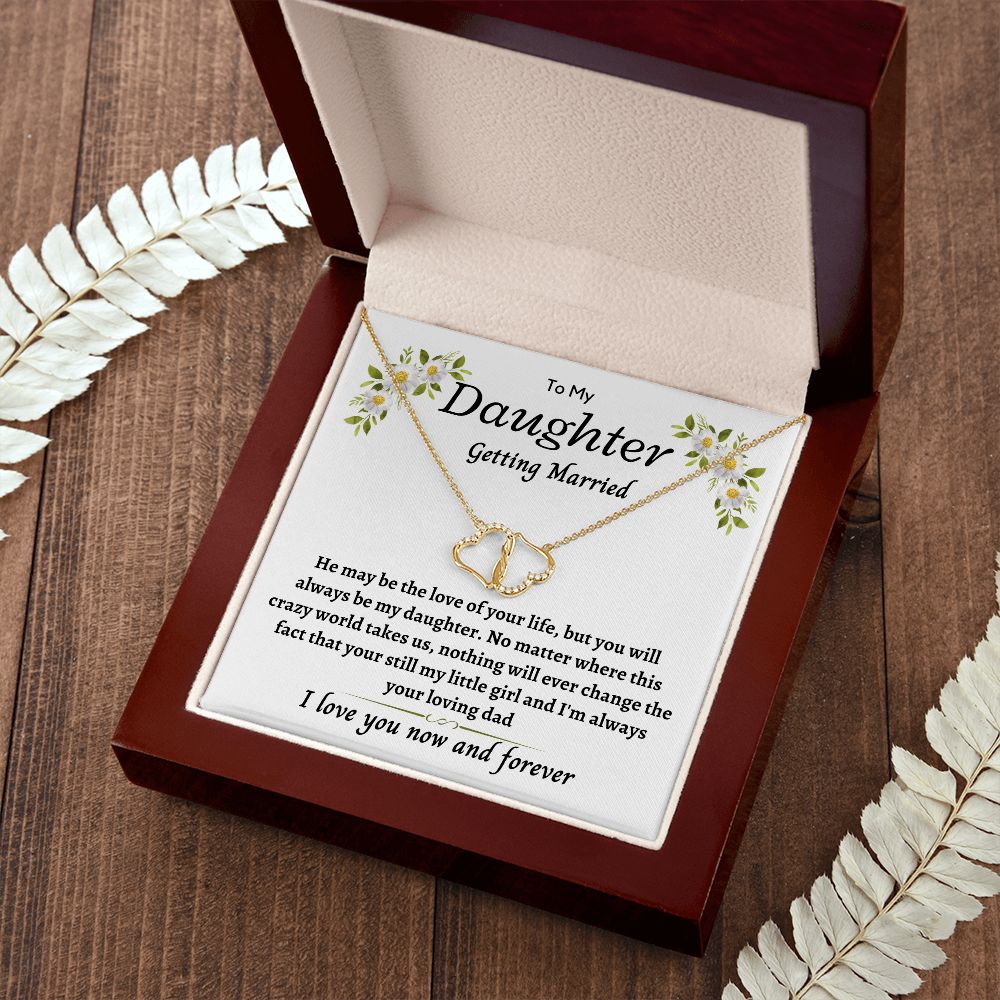 Daughter, getting married, from Dad - Everlasting Love Necklace hgs036