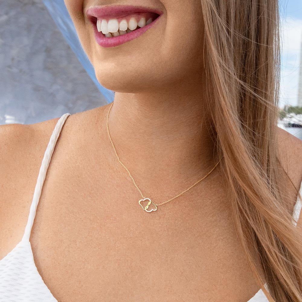 Daughter, getting married, from Dad - Everlasting Love Necklace hgs036