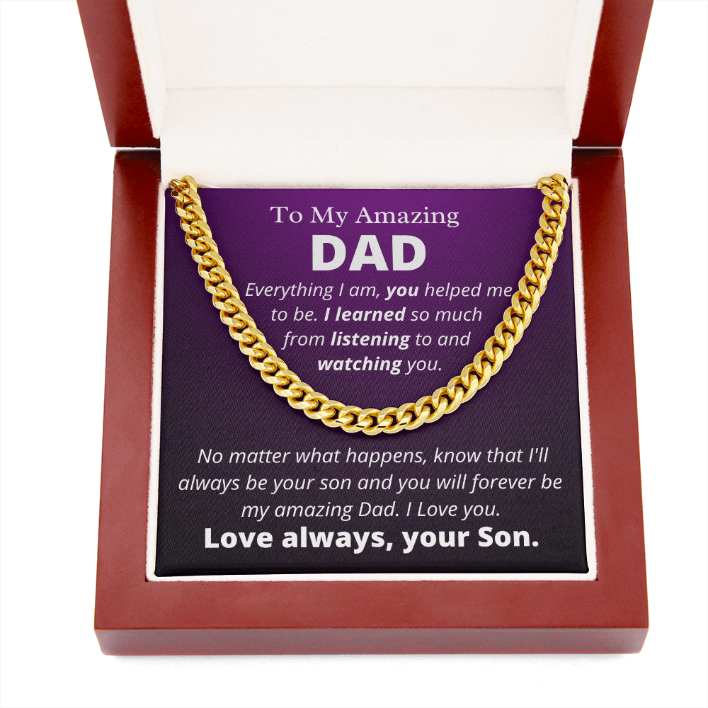 Amazing Dad from Son, Everything I Am - Father's Day Gift for Dad | Birthday Gift for Dad - hgs001