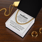 To My Soulmate, best for last - Cuban Link Chain, hgs021