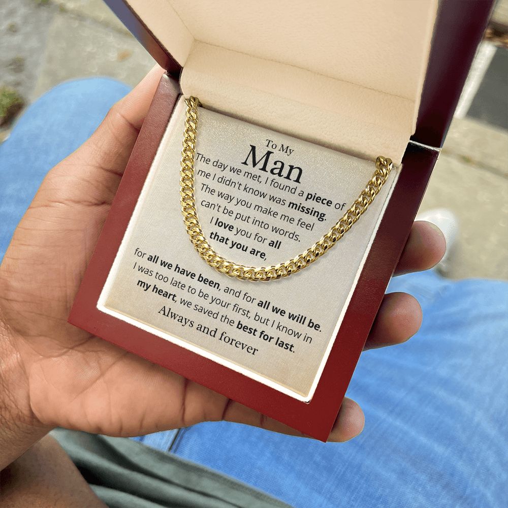My Man, Best for Last, Cuban Link Chain