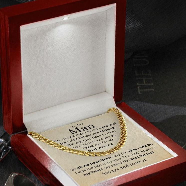 My Man, Best for Last, Cuban Link Chain