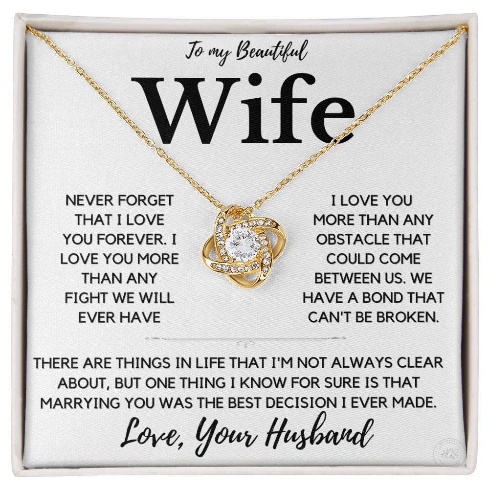 Beautiful Wife, I Love You Forever