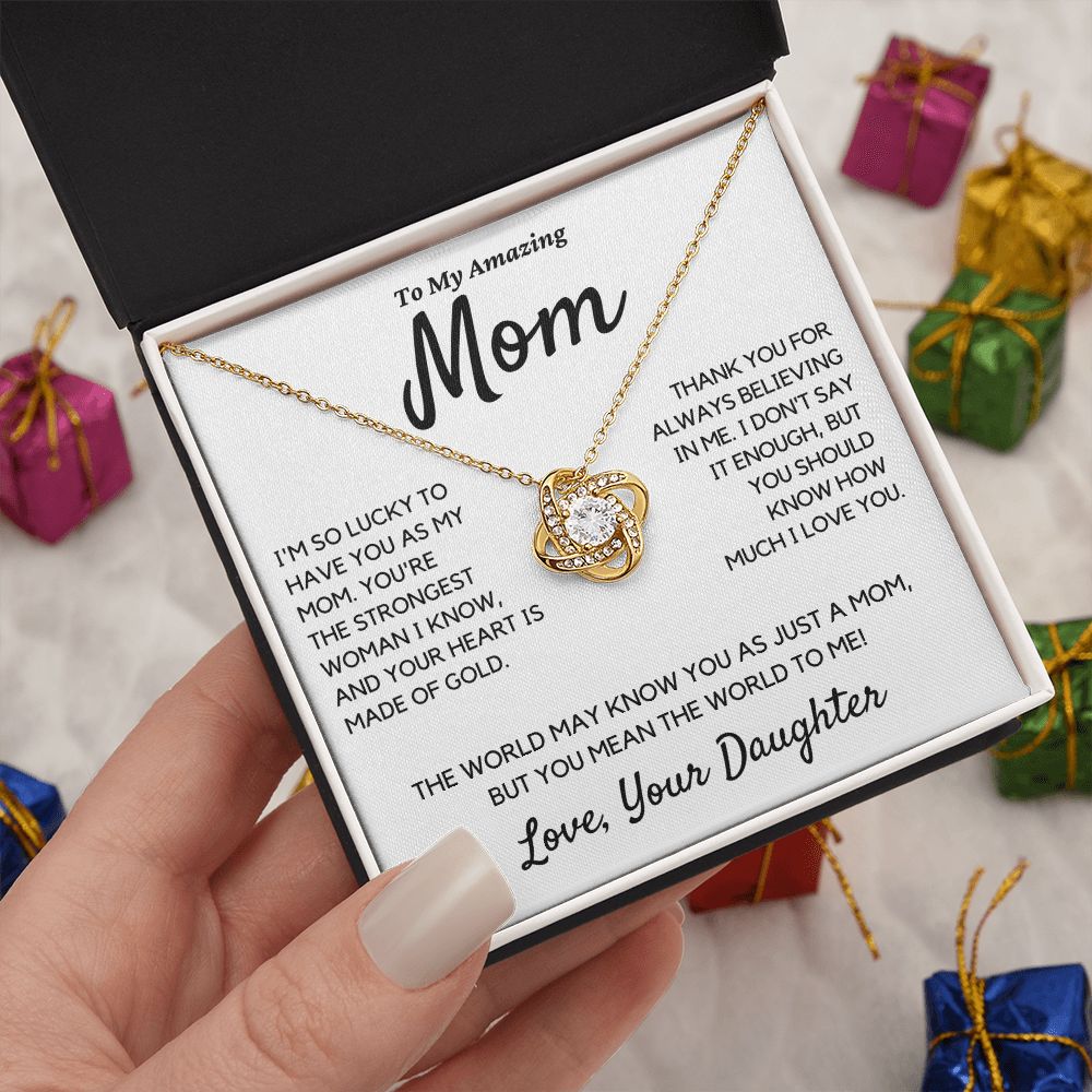Amazing Mom Gift, You Mean the World to Me