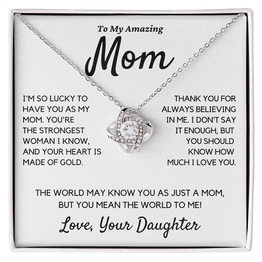 Amazing Mom Gift, You Mean the World to Me