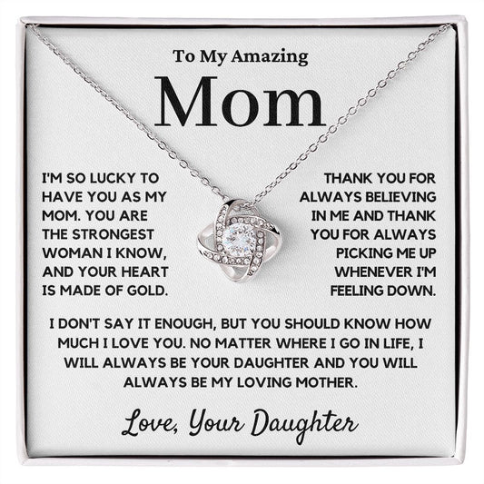 Mom Gift from Daughter, No Matter Where I Go