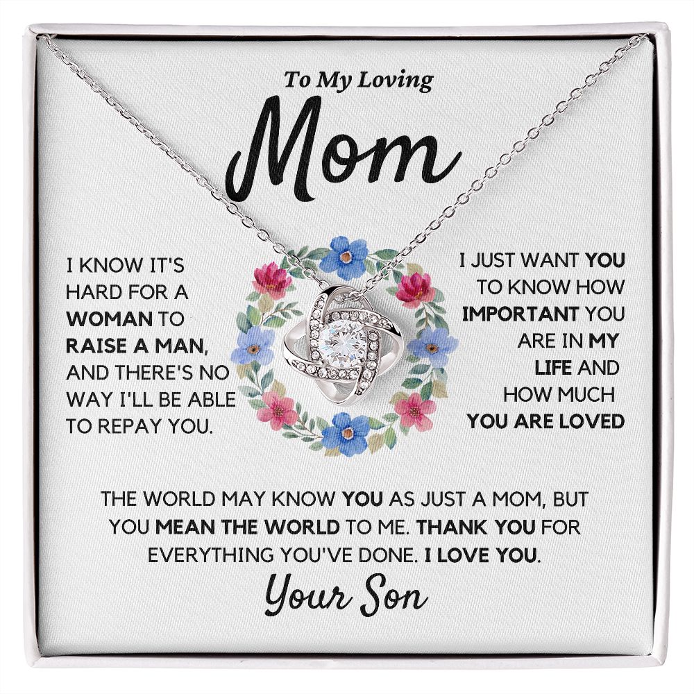 Mom Gift, from Son, Thank You