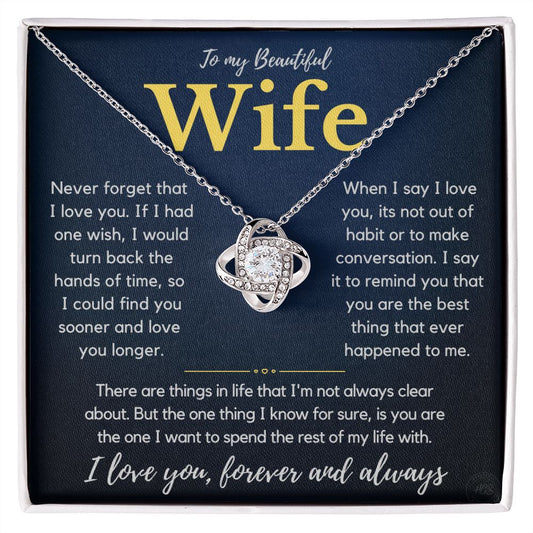 To My Beautiful Wife, Never Forget that I Love You