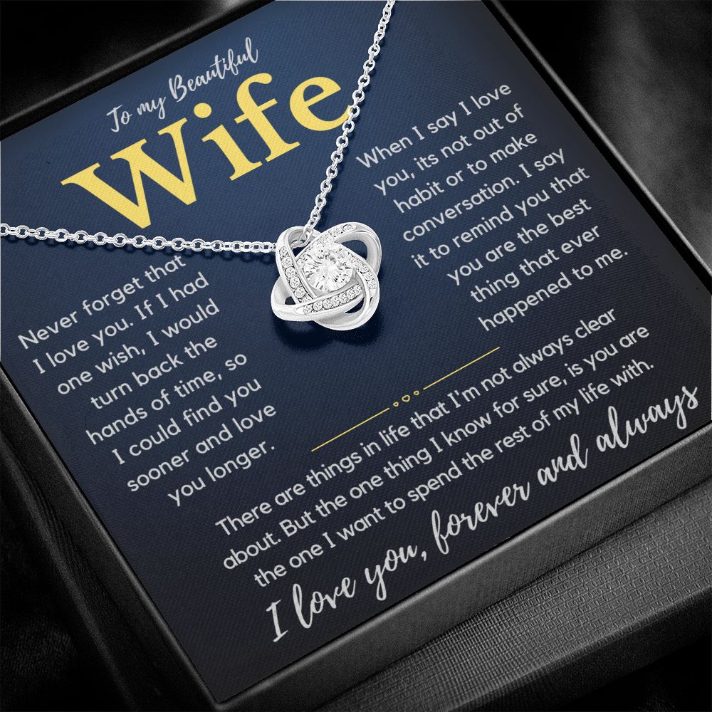To My Beautiful Wife, Never Forget that I Love You