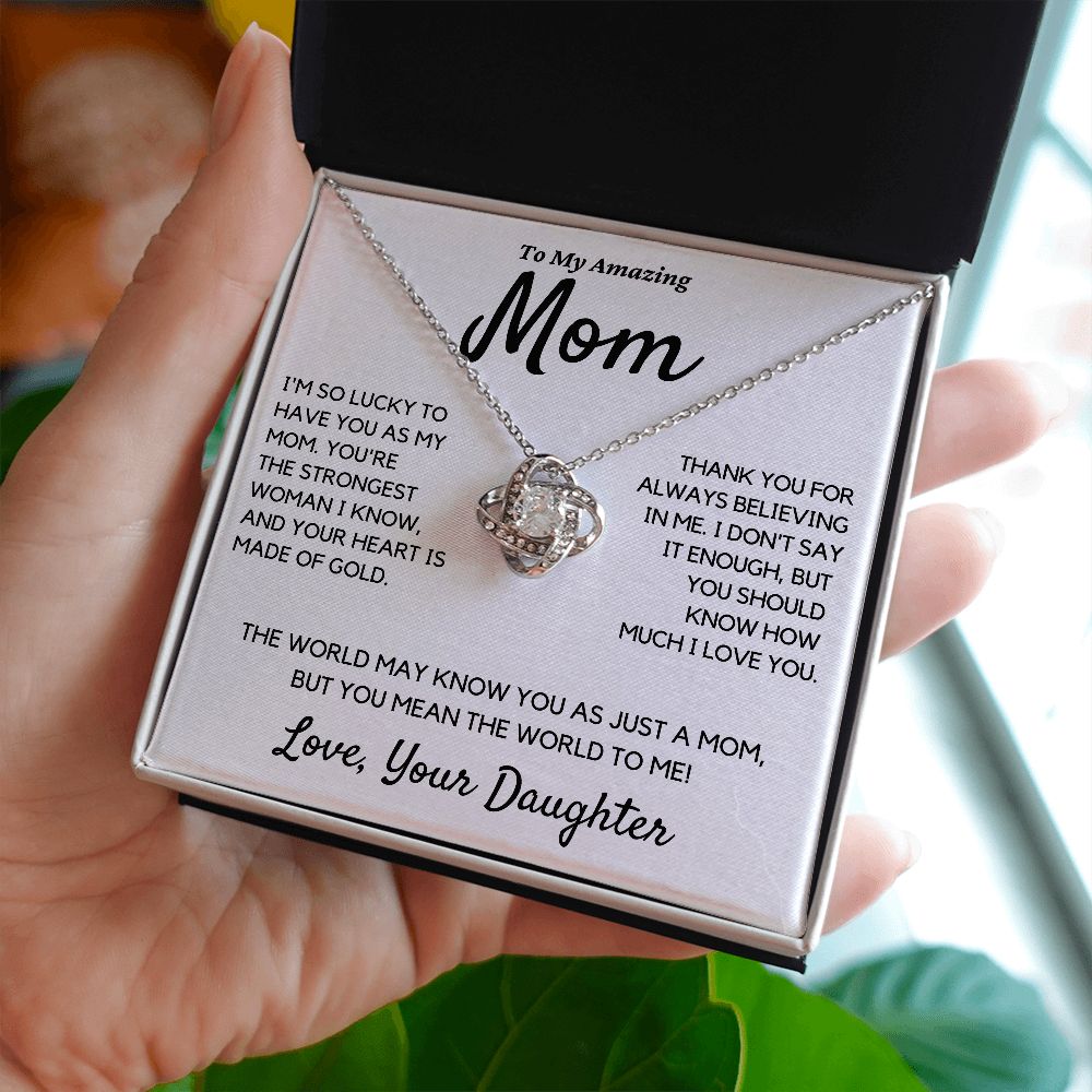 Amazing Mom Gift, You Mean the World to Me