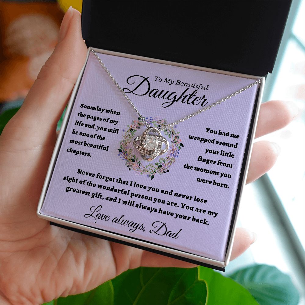 Daughter from Dad, Beautiful Chapters Love Knot Gift Set