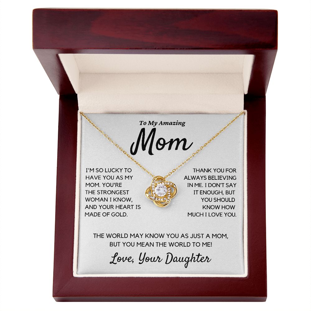 Amazing Mom Gift, You Mean the World to Me