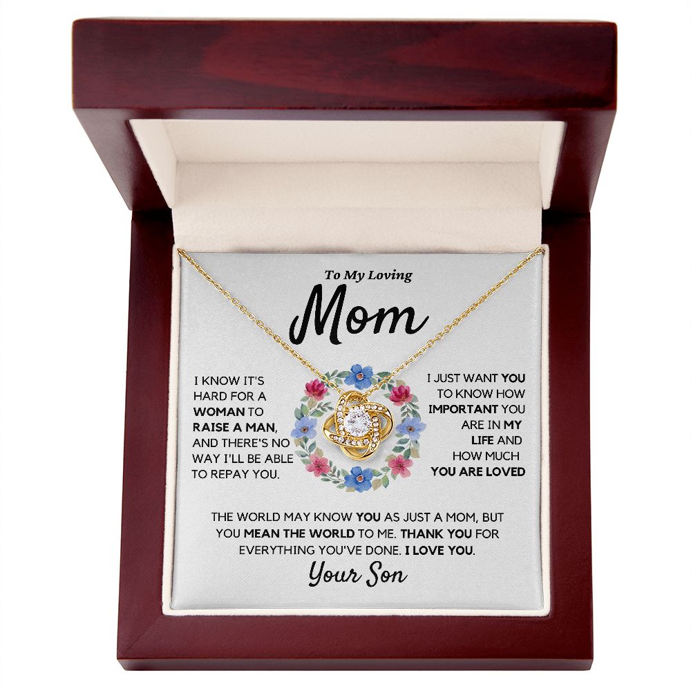 Mom Gift, from Son, Thank You