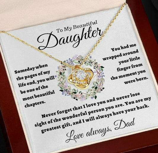 To My Daughter - My Greatest Gift, gold lux, hgs037.8