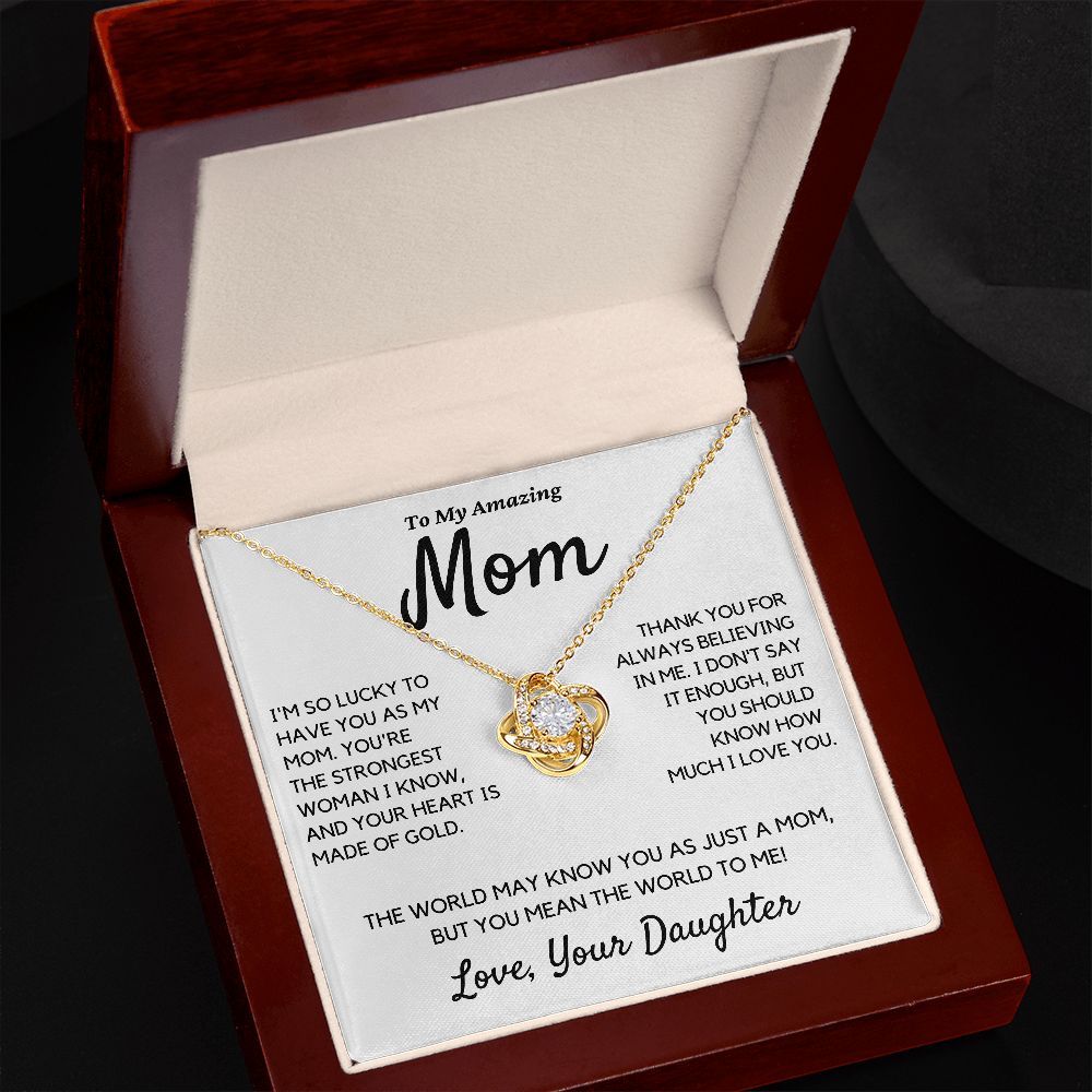 Amazing Mom Gift, You Mean the World to Me