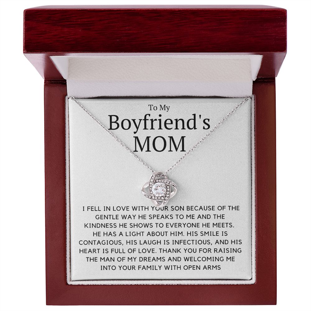 My Boyfriend's Mom, Your son has a light about him