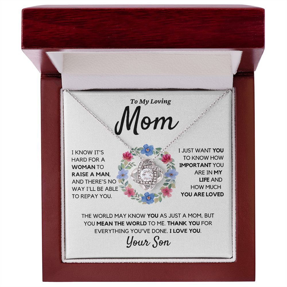 Mom Gift, from Son, Thank You