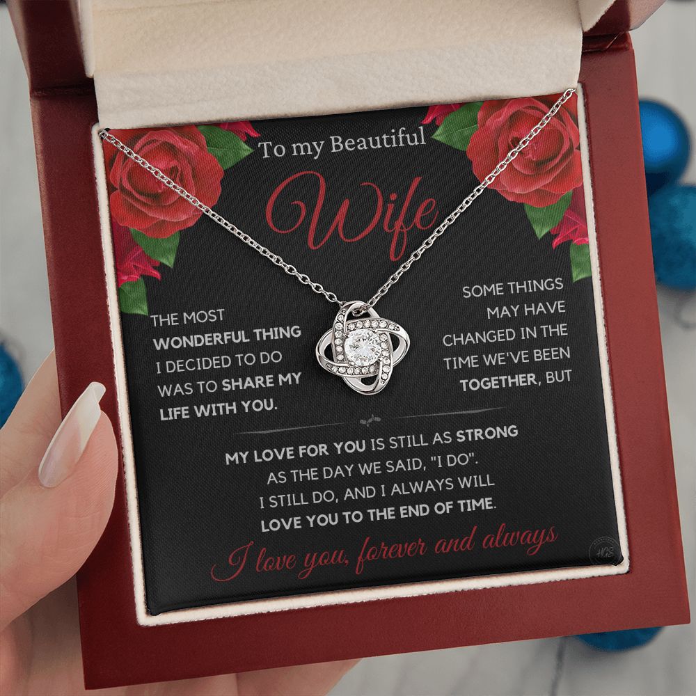 Beautiful Wife Gift, I still do -blk,rose