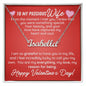 To My Precious Wife, Valentine Gift - Custom Name Necklace