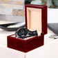 Gift for Son - We will Always Love You, Engraved Stainless Steel Watch, Off to College, Engagement or Graduation Present