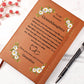 Granddaughter Leather Journal - Teen Girl Present for Graduation, Confirmation, Christmas or Sweet 16 Keepsake, off to College Gift for Her