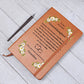 Granddaughter Leather Journal - Teen Girl Present for Graduation, Confirmation, Christmas or Sweet 16 Keepsake, off to College Gift for Her