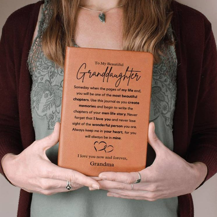 Personalized Journal Leather Journal Gifts For Grandson, You Are Braver Than You Customized Notebook