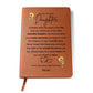 Mom to Daughter Gift - Your Own Life Story Leather Journal