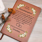 Granddaughter Leather Journal - Teen Girl Present for Graduation, Confirmation, Christmas or Sweet 16 Keepsake, off to College Gift for Her