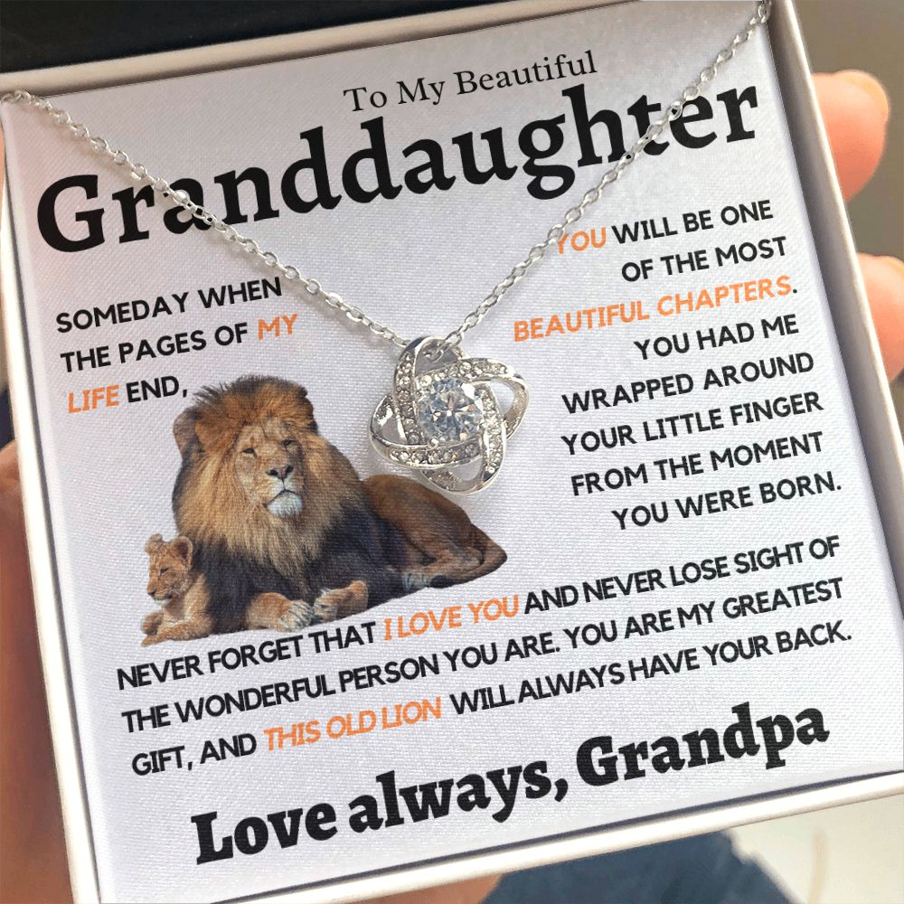 Granddaughter, This Old Lion will Always have your back, wt