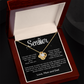 Graduation Gift for Her, College/High School 2026 Graduation Gift, Senior Love Knot Necklace