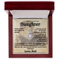 My Amazing Daughter, Love Dad - This Old Lion Will Always have Your Back - Necklace Gift Set